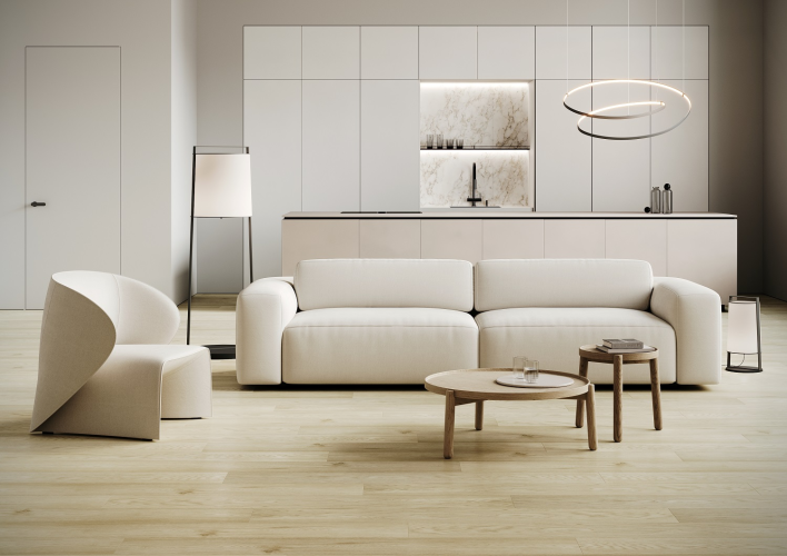 Кварцевый ламинат SPC Fargo Bevel Дуб Сидней 50-64W970