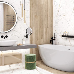 Керамогранит Alma Ceramica GFU60120RKL04R Рок Лайн / Rock Line матовый 60x120 