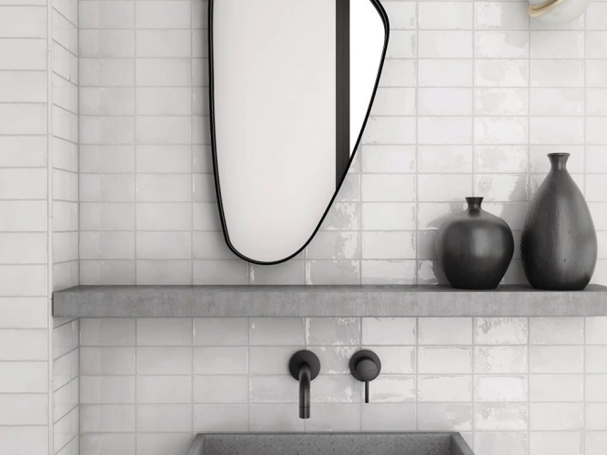 Плитка Equipe Manacor 26909 White 7,5x15