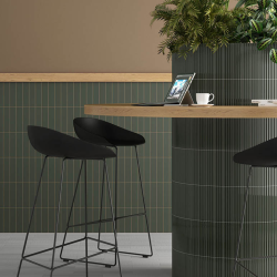 Плитка Equipe Costa Nova 28485 Onda Laurel Green Glossy 5x20