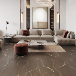 Кварцвиниловая плитка Vinilam Allure Stone Glue Эбонитовый Мрамор 88911