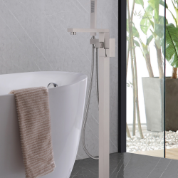 Смеситель ABBER Daheim AF8215SP напольный для ванны с душем, сатин