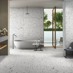 Керамогранит Eurotile Terrazzo Plus Silver Mat 7930138703920 60x120
