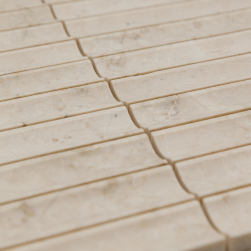 Мозаика Pixel Mosaic PIX 345 Capuccino, Concave, чип 30х151 мм, сетка 305х318х12 мм