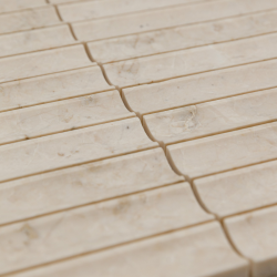 Мозаика Pixel Mosaic PIX 345 Capuccino, Concave, чип 30х151 мм, сетка 305х318х12 мм