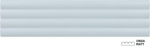 Плитка Equipe Costa Nova 28530 Onda Baby Blue Matt 5x20
