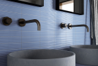 Плитка Equipe Costa Nova 28530 Onda Baby Blue Matt 5x20