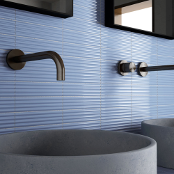 Плитка Equipe Costa Nova 28530 Onda Baby Blue Matt 5x20