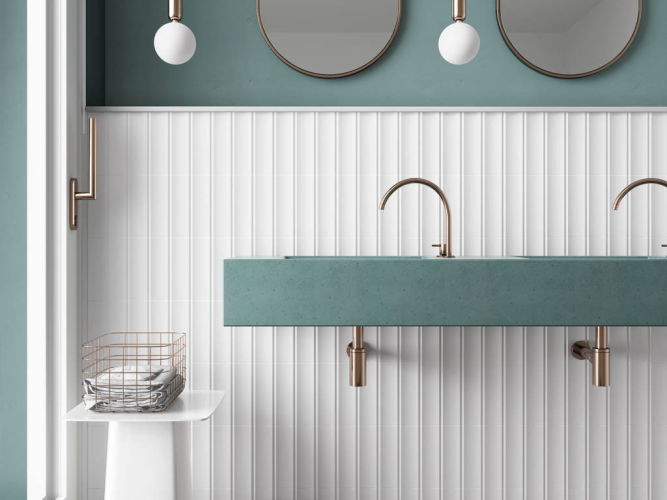 Плитка Equipe Vibe 28771 In Gesso White Matt 6,5x20