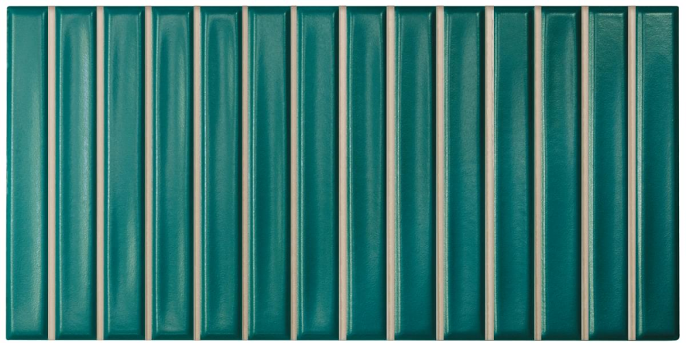 Керамическая плитка Wow 128695 Sweet Bars Teal Matt 12.5x25