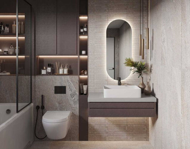 Керамогранит Estima TN03 Трамонтана Multicolor 60x120x10