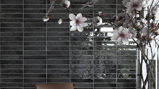 Плитка Cifre Kalon Antracite Brillo 5x25