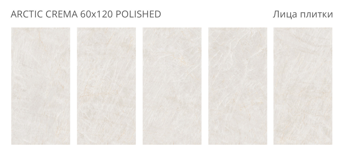 Керамогранит Staro Palacio Arctic Crema Polished 60x120