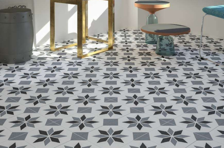 Керамогранит Etili Seramik Milan Grey Pre-cut 45x45