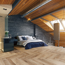 Кварц-виниловый ламинат SPC CronaFloor Herringbone Дуб Монпелье ZH-82021-7