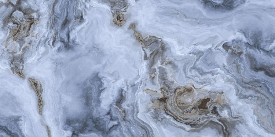 Керамогранит Neodom N20354 Luxury Arabesque Blue Polished 60x120