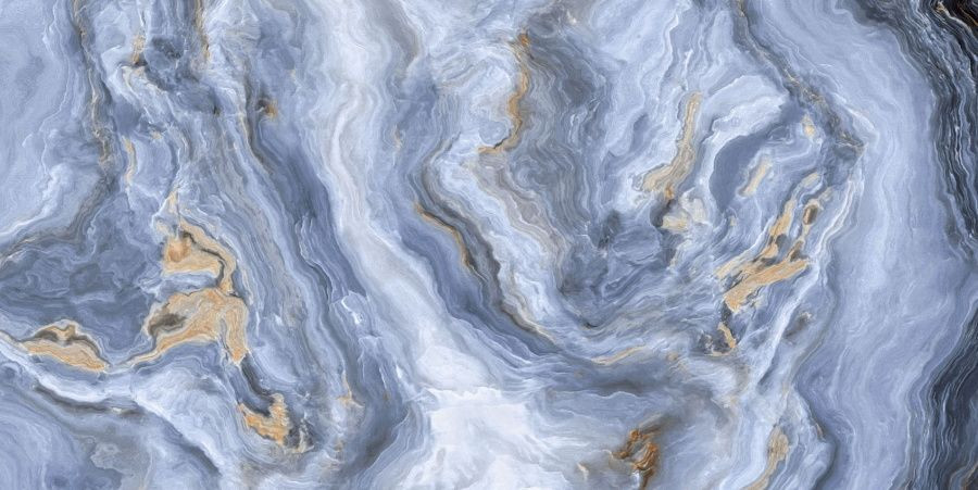 Керамогранит Neodom N20354 Luxury Arabesque Blue Polished 60x120