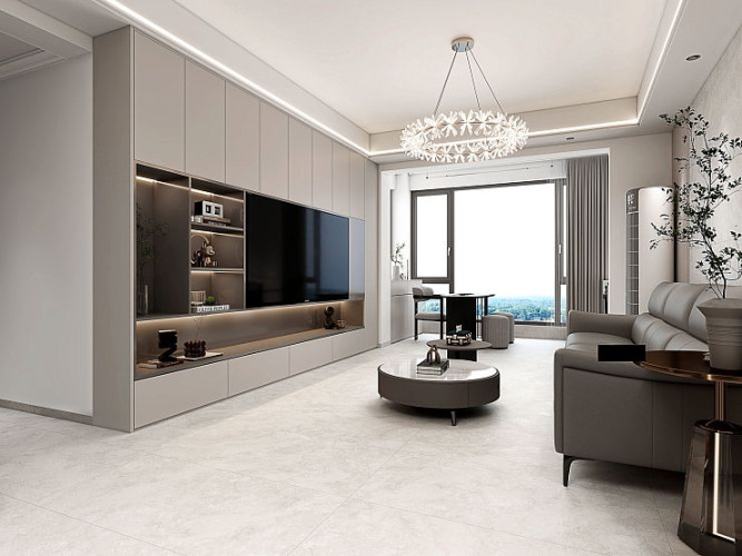 Керамогранит Global Tile Esplanada GT1206020615SSDGR Серый 60x120