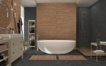 Керамогранит Global Tile Kolan GT1206011111MR Темно-коричневый 60x120
