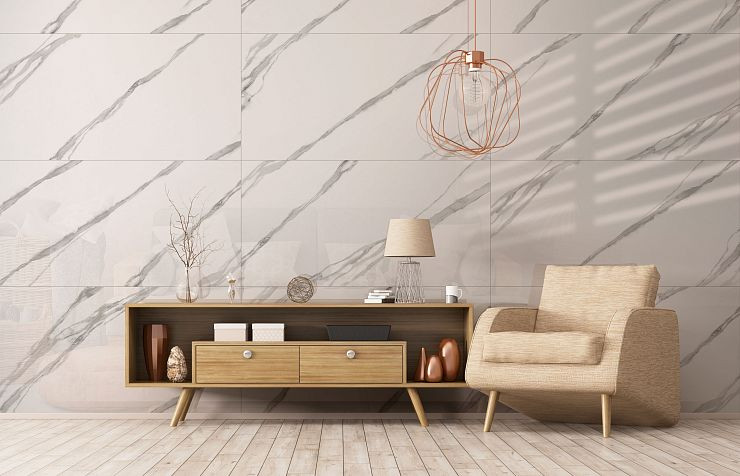 Керамогранит Global Tile Carrara Bronze GT120606503PR Белый 60x120