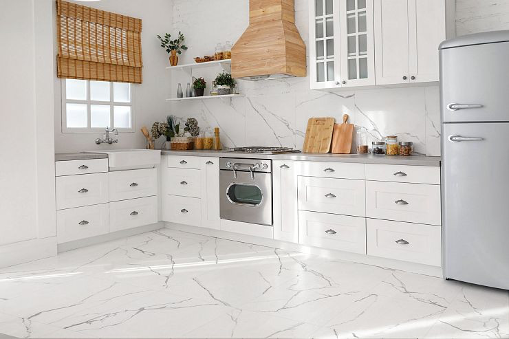 Керамогранит Global Tile Marmo GT120600203MR Белый 60x120