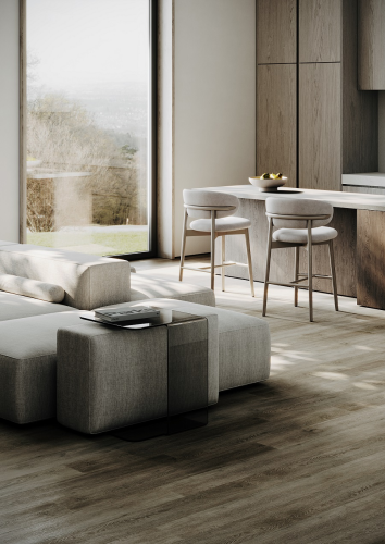 Кварцевый ламинат SPC Fargo Bevel Дуб Мустанг 50-7009-7