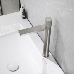 Смеситель ABBER Rund AF8711SP для накладной раковины, сатин