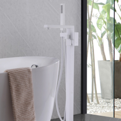 Смеситель ABBER Daheim AF8215W напольный, белый матовый