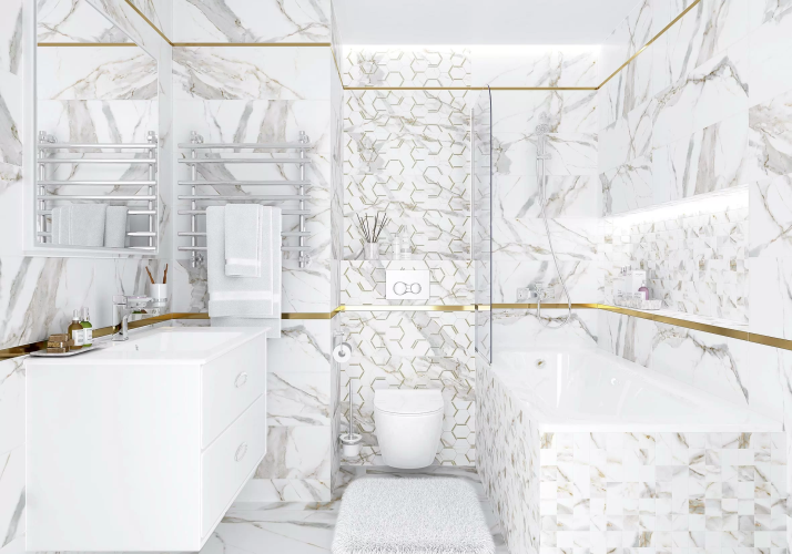 Керамогранит Ceradim AD 0070 Adelaida белый 60х60