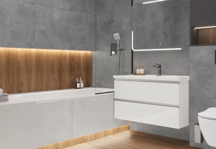 Керамогранит Ceradim х9999304622 Concrete Courage Dark Grey Темно-серый Матовый 60х120