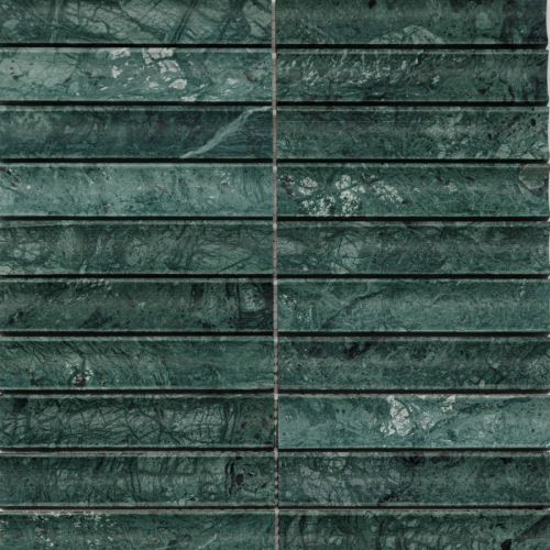 Мозаика Pixel Mosaic PIX 344 Spider Green, Concave, чип 30х151 мм, сетка 305х318х12 мм