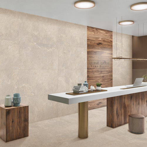 Керамогранит Neodom N20763 Stone Vegas Crema Carving 60x120