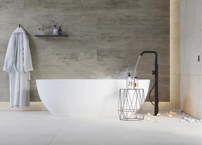 Керамогранит Kerranova K-2011/MR Elevator Grey Beige 60x60