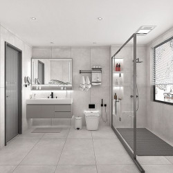 Керамогранит Global Tile Lids GT120608706SLR Светло-серый 60x120