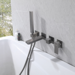 Смеситель ABBER Daheim AF8230NG для ванны скрытого монтажа, никель