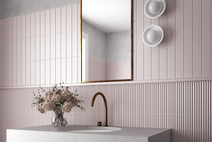 Плитка Equipe Costa Nova 28486 Onda Tansy Green Glossy 5x20