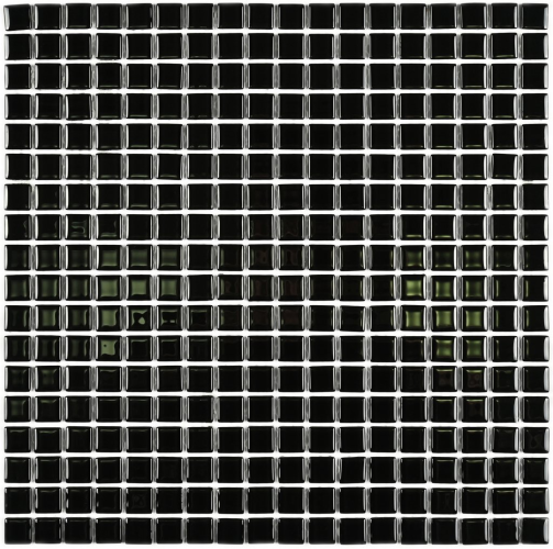 Мозаика Bonaparte Super black (15х15х4) 300х300, глянцевая