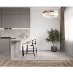 Керамогранит Laparet Кристал Грей серый сатинированный 60x120