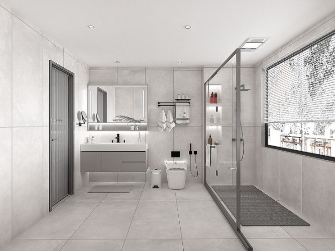 Керамогранит Global Tile Lids GT120608701SLR Серый 60x120