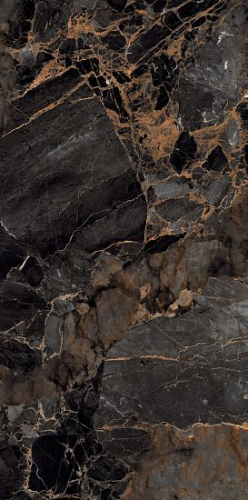 Керамогранит Global Tile Decorum GT1206011705HPR Черный 60x120