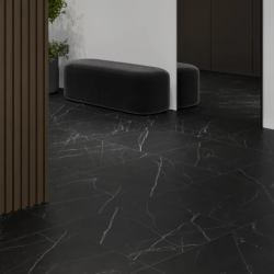 Керамогранит Laparet LP6012G0201R Opera Nero чёрный матовый 59,5х119,1