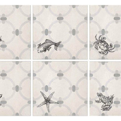Керамическая плитка Vives 25450 1900 Macaya Humo Animales 20x20
