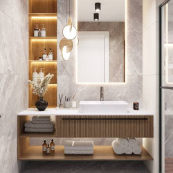 Керамогранит Laparet Crystal Grey х9999294753 серый сатинированный 60x60