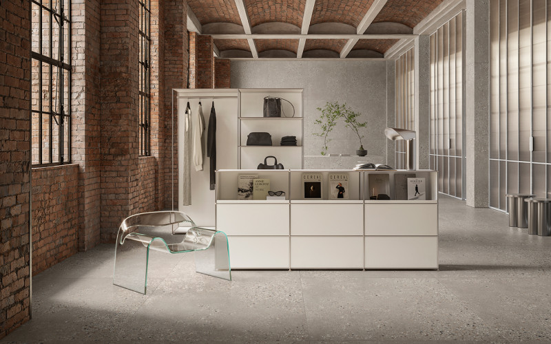 Керамогранитa Sant Agostino Gravel Large Grey Nat 60x120