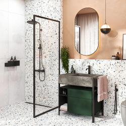 Керамогранит Alma Ceramica GFU6060TRZ07L Terrazzo лаппатированный 60x60 