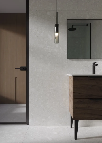 Керамогранит Kerranova K-2110/MR Molekula Белый 60x120