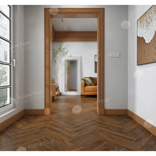 Кварцвиниловая плитка Alpine Floor NUT Орех Кенари ECO 22-4 MC