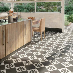 Керамогранит Mainzu Nostalgy PT03421 Black 20x20