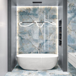Керамогранит Global Tile Favorito GT1206010712PR Синий 60x120
