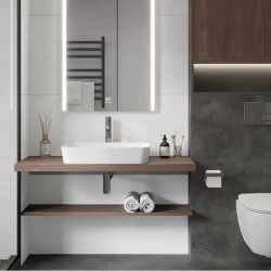 Керамогранит Ceradim х9999304547 Concrete Mystic Silver Светло-серый Матовый 60х120